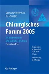Book cover of Chirurgisches Forum 2005 für experimentelle und klinische Forschung by Matthias Rothmund