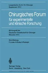 Book cover of Chirurgisches Forum für experimentelle und klinische Forschung by F. Lindner