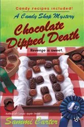 Book cover of Chocolate Dipped Death by Unknown