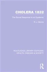 Book cover of Cholera 1832 by R. J. Morris