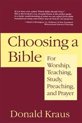 Book cover of Choosing a Bible by Donald Kraus