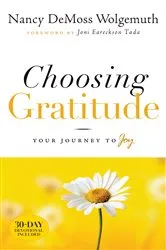 Book cover of Choosing Gratitude by Unknown