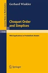 Book cover of Choquet Order and Simplices by Unknown