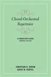 Book cover of Choral-Orchestral Repertoire by Jonathan D. Green