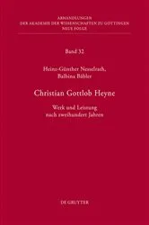 Book cover of Christian Gottlob Heyne by Balbina Bäbler