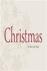 Book cover of Christmas: On This Holy Night by Thomas Nelson