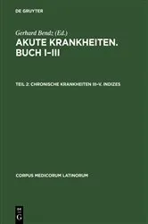 Book cover of Chronische Krankheiten III–V. Indizes by Gerhard Bendz