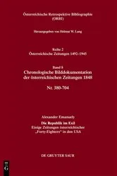 Book cover of Chronologische Bilddokumentation der österreichischen Zeitungen 1848 by Helmut W. Lang