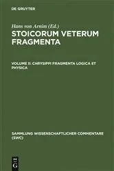 Book cover of Chrysippi fragmenta logica et physica (3rd ed.) by Hans von Arnim