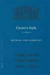 Book cover of Cicero's style by M. von Albrecht