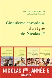 Book cover of Cinquième chronique du règne de Nicolas Ier by Patrick Rambaud