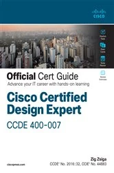 Book cover of Cisco Certified Design Expert (CCDE 400-007) Official Cert Guide by Zig Zsiga