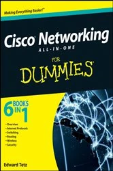 Book cover of Cisco Networking All-in-One For Dummies by Edward Tetz