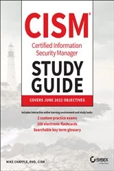 Book cover of CISM Certified Information Security Manager Study Guide by Mike Chapple
