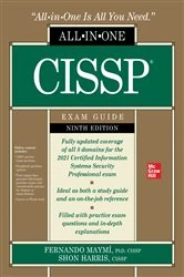 Book cover of CISSP All-in-One Exam Guide, Ninth Edition (9th ed.) by Fernando Maymi
