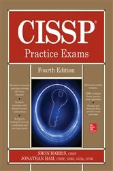 Book cover of CISSP Practice Exams, Fourth Edition (4th ed.) by Shon Harris