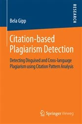 Book cover of Citation-based Plagiarism Detection by Bela Gipp