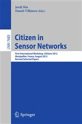 Book cover of Citizen in Sensor Networks by Jordi Nin