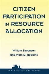 Book cover of Citizen Participation In Resource Allocation by William Simonsen
