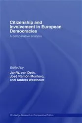 Book cover of Citizenship and Involvement in European Democracies by Jan W. Van Deth
