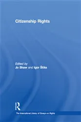 Book cover of Citizenship Rights by Igor Štiks