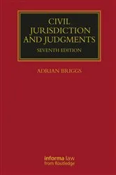 Book cover of Civil Jurisdiction and Judgments (7th ed.) by Unknown