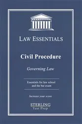 Book cover of Civil Procedure, Law Essentials by Sterling Test Prep