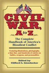 Book cover of Civil War, A to Z by Clifford L. Linedecker