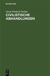 Book cover of Civilistische Abhandlungen by Unknown