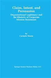Book cover of Claim, Intent, and Persuasion by Carmelo Mazza
