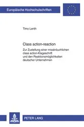 Book cover of Class action-reaction by Unknown