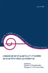 Book cover of Classical and Quantum Models and Arithmetic Problems by Unknown