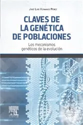 Book cover of Claves de la genética de poblaciones by José Luis Vizmanos Pérez