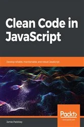 Book cover of Clean Code in JavaScript by James Padolsey