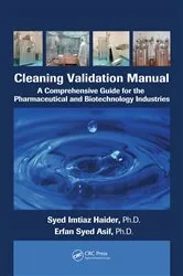 Book cover of Cleaning Validation Manual by Syed Imtiaz Haider