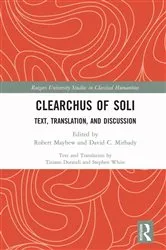 Book cover of Clearchus of Soli by Robert Mayhew
