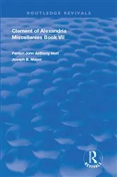 Book cover of Clement of Alexandria Miscellanies Book 7 by Clement of Alexandria