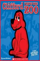 Book cover of Clifford Visits the Zoo by Norman Bridwell