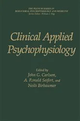 Book cover of Clinical Applied Psychophysiology by John G. Carlson