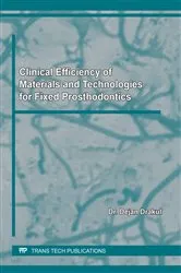 Book cover of Clinical Efficiency of Materials and Technologies for Fixed Prosthodontics by Dejan Drakul