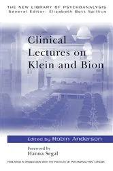 Book cover of Clinical Lectures on Klein and Bion by Robin Anderson