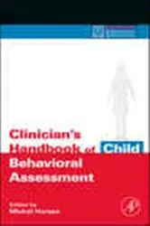 Book cover of Clinician's Handbook of Child Behavioral Assessment by Michel Hersen