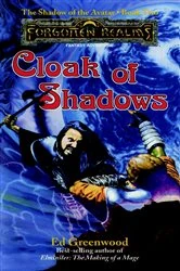 Book cover of Cloak of Shadows by Ed Greenwood