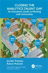 Book cover of Closing the Analytics Talent Gap by Jennifer Priestley
