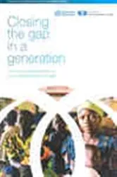 Book cover of Closing the Gap in a Generation by Unknown