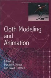 Book cover of Cloth Modeling and Animation by Donald House