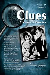 Book cover of Clues: A Journal of Detection, Vol. 39, No. 1 (Spring 2021) by Caroline Reitz