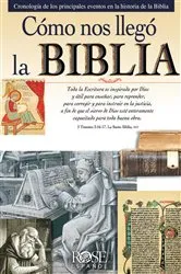 Book cover of Cómo nos llegó la Biblia by Rose Publishing