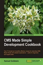 Book cover of CMS Made Simple Development Cookbook by Samuel Goldstein