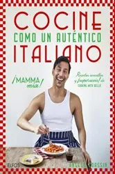 Book cover of Cocina como un auténtico italiano by N/A